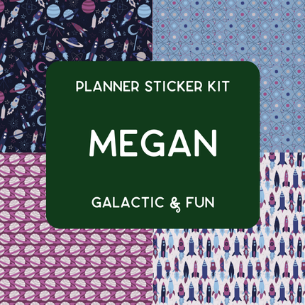 Amplify Planner Stickers | Weekly Kit | Megan