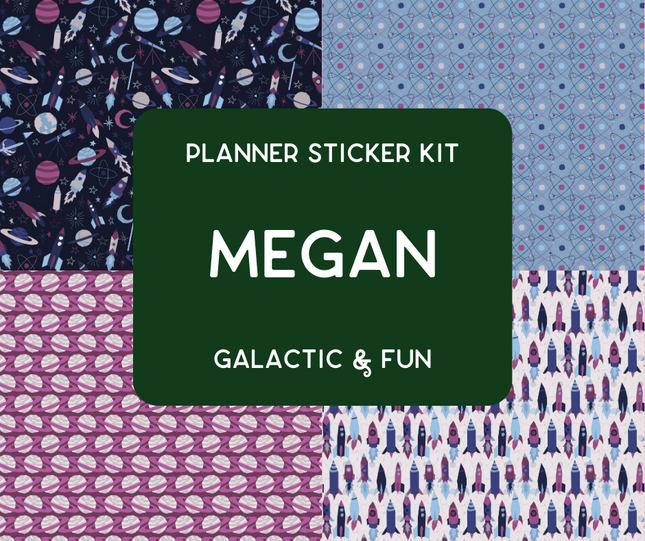 Amplify Planner Stickers | Weekly Kit | Megan