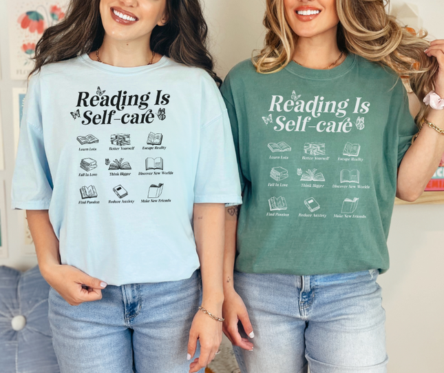 Comfort Colors Tee | Reading is Self Care [B004]