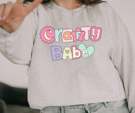 Gildan Crewneck | Crafty Babe [633]