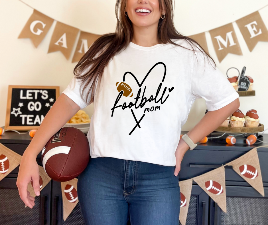 Comfort Colors Tee | Football Mom [443]