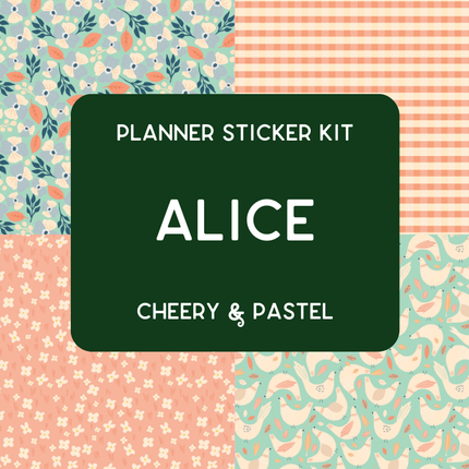 Amplify Planner Stickers | Weekly Kit | Alice