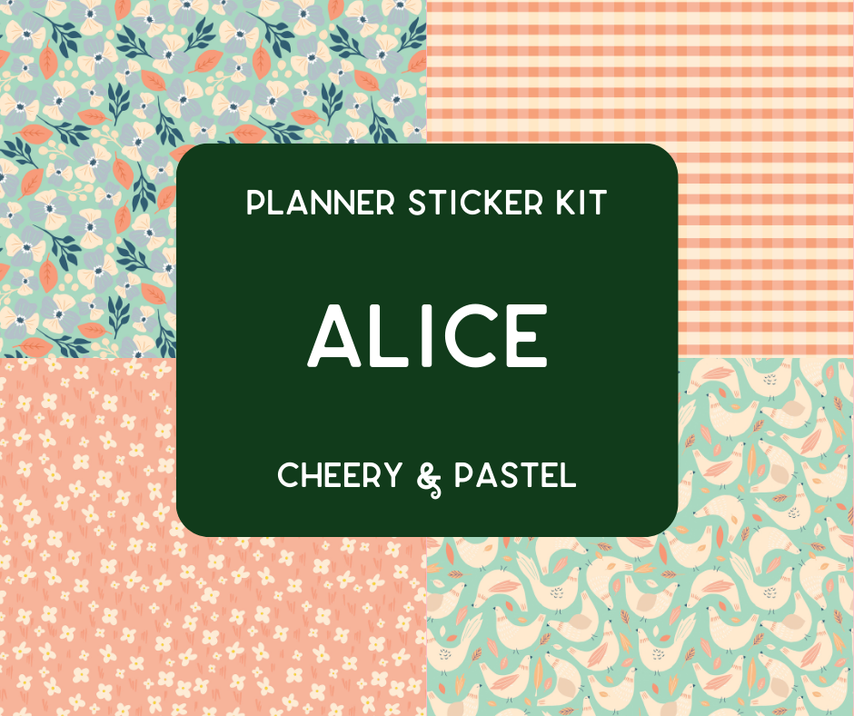 Amplify Planner Stickers | Weekly Kit | Alice