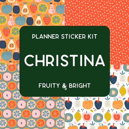 Amplify Planner Stickers | Weekly Kit | Christina