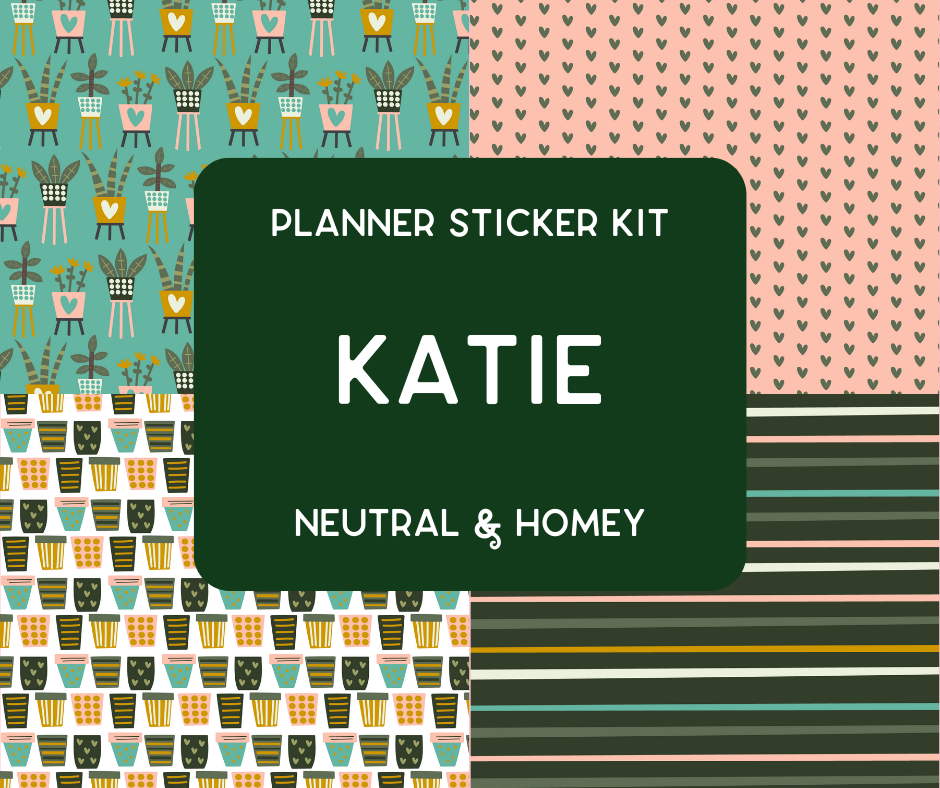 Amplify Planner Stickers | Weekly Kit | Katie