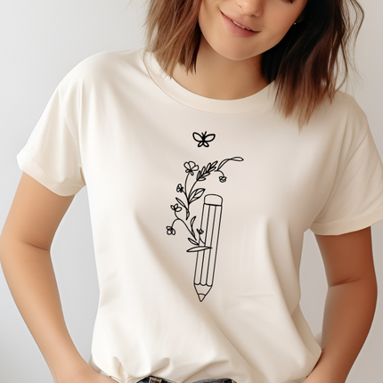 Comfort Colors Tee | Simple Minimal Teacher [268]