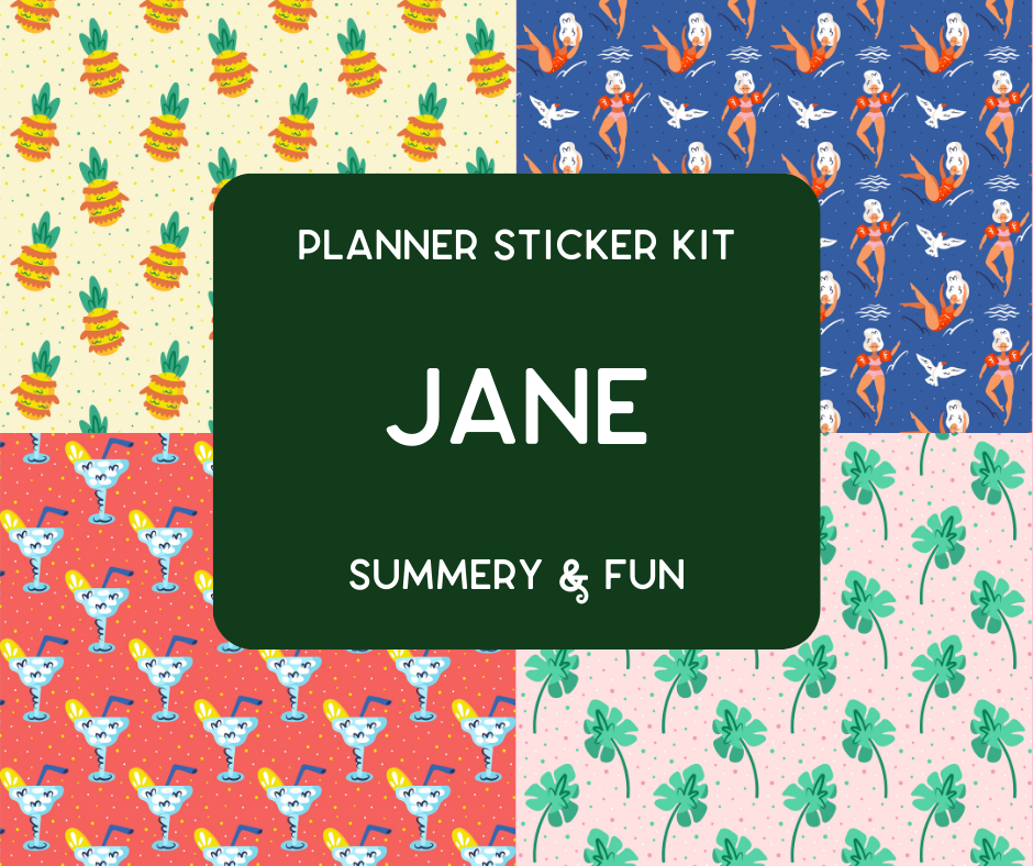 Amplify Planner Stickers | Weekly Kit | Jane