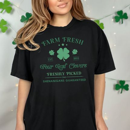 Comfort Colors Tee | Farm Fresh Shamrocks [P023]