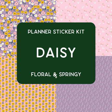Amplify Planner Stickers | Weekly Kit | Daisy
