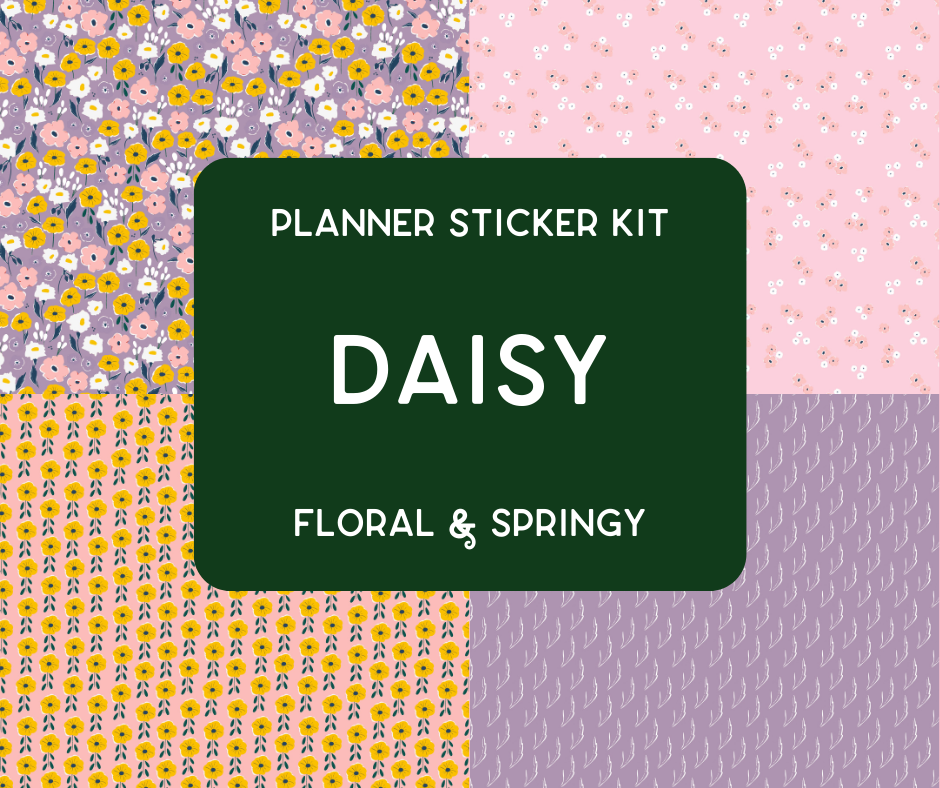 Amplify Planner Stickers | Weekly Kit | Daisy