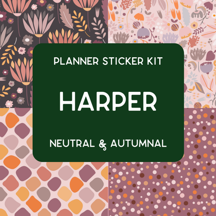 Amplify Planner Stickers | Weekly Kit | Harper