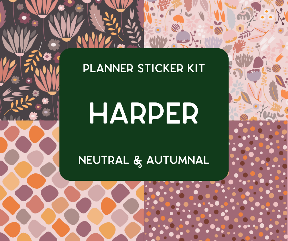 Amplify Planner Stickers | Weekly Kit | Harper