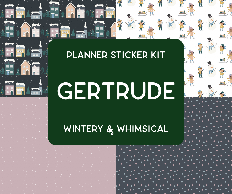 Amplify Planner Stickers | Weekly Kit | Gertrude