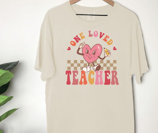 Comfort Colors Tee | One Loved Teacher [052]