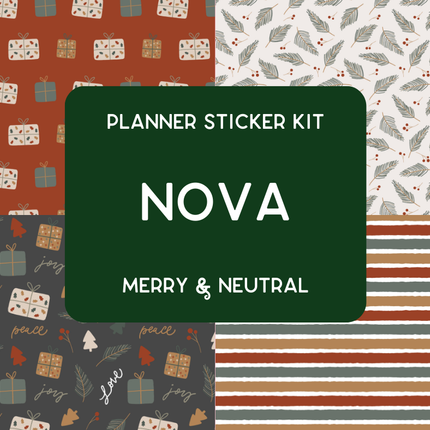 Amplify Planner Stickers | Weekly Kit | Nova