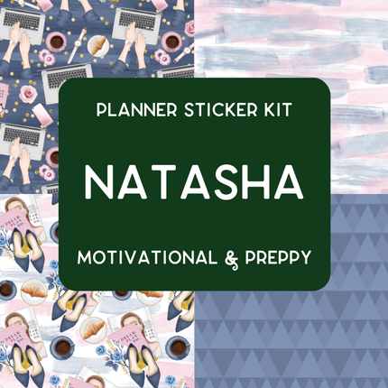 Amplify Planner Stickers | Weekly Kit | Natasha