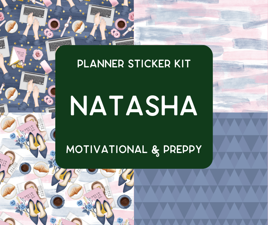 Amplify Planner Stickers | Weekly Kit | Natasha