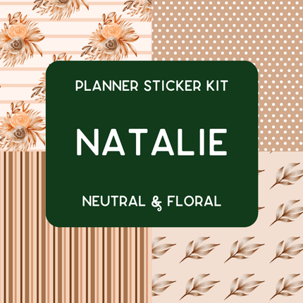 Amplify Planner Stickers | Weekly Kit | Natalie