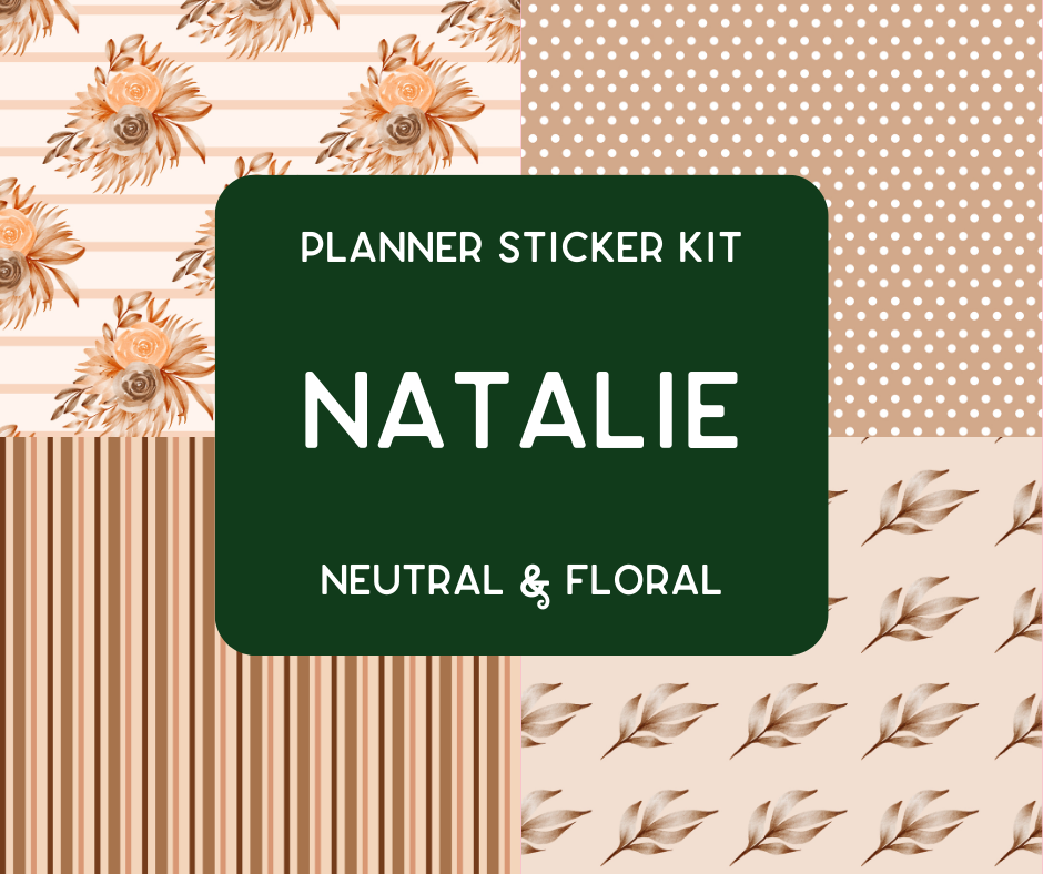 Amplify Planner Stickers | Weekly Kit | Natalie