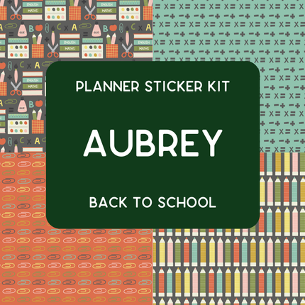 Amplify Planner Stickers | Weekly Kit | Aubrey