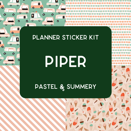Amplify Planner Stickers | Weekly Kit | Piper
