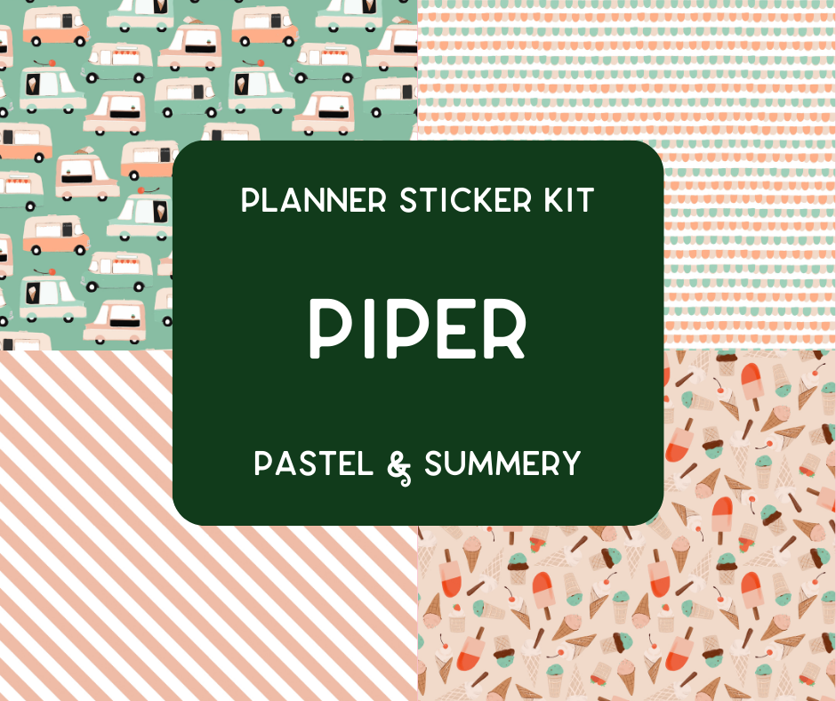 Amplify Planner Stickers | Weekly Kit | Piper