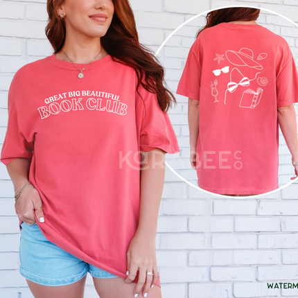 Ready to Ship | Comfort Colors Tee | Great Big Beautiful Book Club | B054