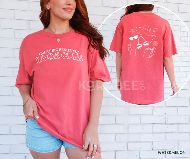 Ready to Ship | Comfort Colors Tee | Great Big Beautiful Book Club | B054