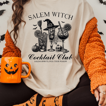 Comfort Colors Tee | Salem Witches Cocktail Club [404]