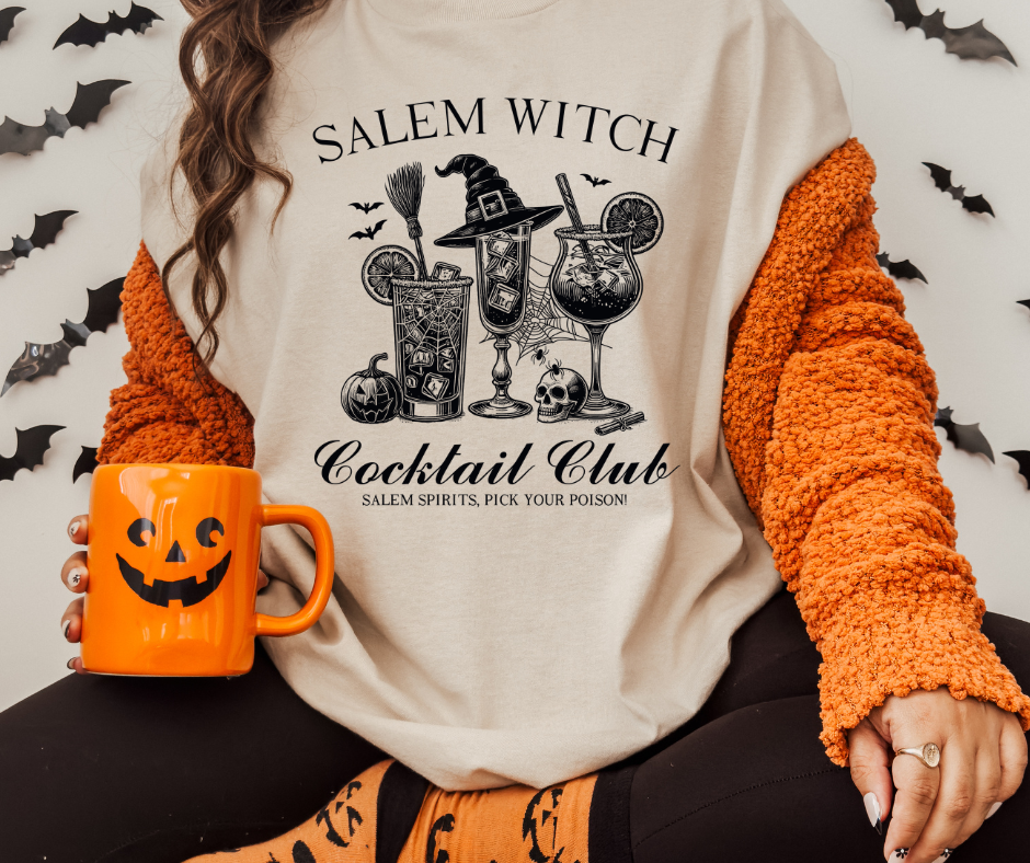 Comfort Colors Tee | Salem Witches Cocktail Club [404]