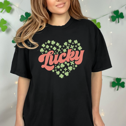 Comfort Colors Tee | Lucky Shamrock [P024]