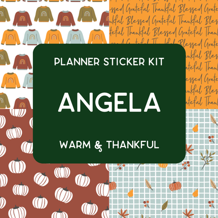 Amplify Planner Stickers | Weekly Kit | Angela
