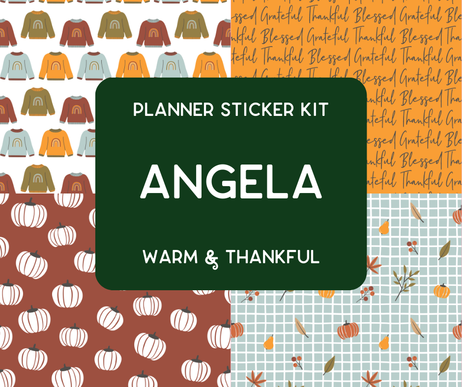 Amplify Planner Stickers | Weekly Kit | Angela