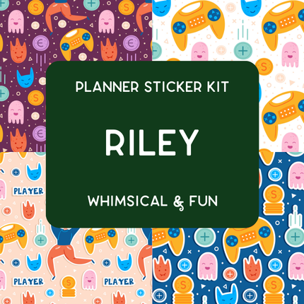 Amplify Planner Stickers | Weekly Kit | Riley