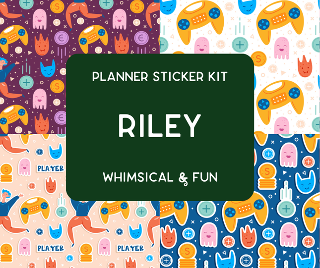 Amplify Planner Stickers | Weekly Kit | Riley