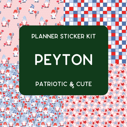 Amplify Planner Stickers | Weekly Kit | Peyton