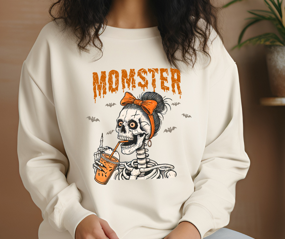 Gildan Crewneck | Halloween Momster [487]