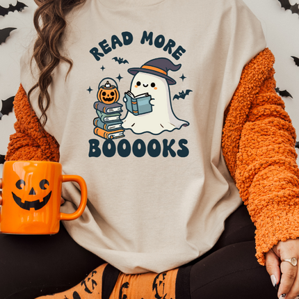Comfort Colors Tee | Ghost Read More Books [454]