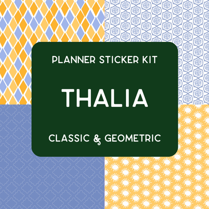 Amplify Planner Stickers | Weekly Kit | Thalia