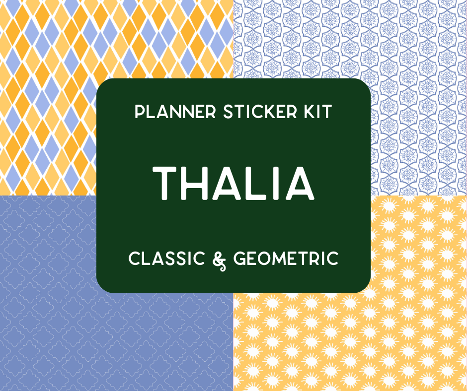 Amplify Planner Stickers | Weekly Kit | Thalia