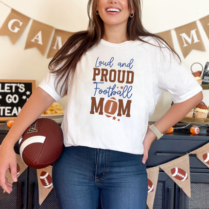 Comfort Colors Tee | Loud Proud Football Mom [446]