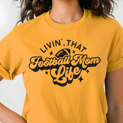 Comfort Colors Tee | Living that Football Mom Life [145]