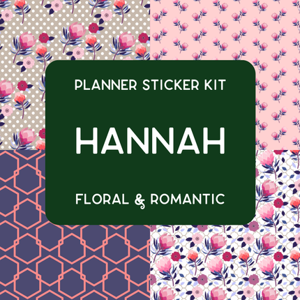 Amplify Planner Stickers | Weekly Kit | Hannah