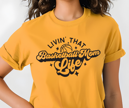 Comfort Colors Tee | Living that Basketball Mom Life [142]