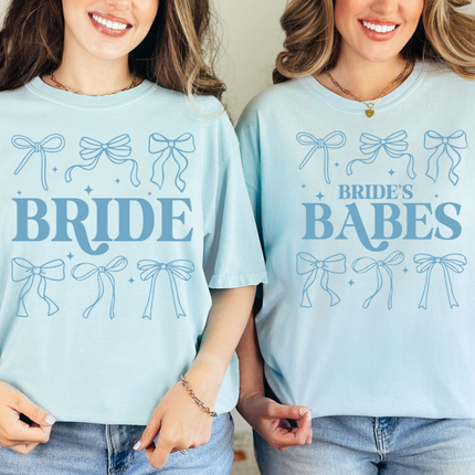 Comfort Colors Tee | Bride and Babes Coquette Bows [k005]