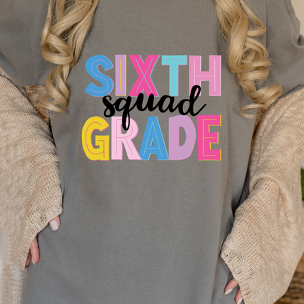 Comfort Colors Tee | Sixth Grade Squad [330]