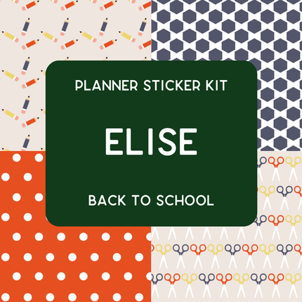 Amplify Planner Stickers | Weekly Kit | Elise