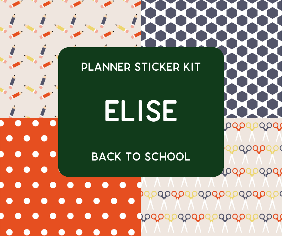 Amplify Planner Stickers | Weekly Kit | Elise