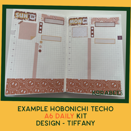 Quinn Hobonichi Sticker Kit | Cousin A5, Techo A6, Weeks