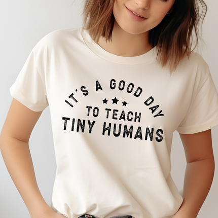 Comfort Colors Tee | It's a Good Day to Teach Tiny Humans [323]